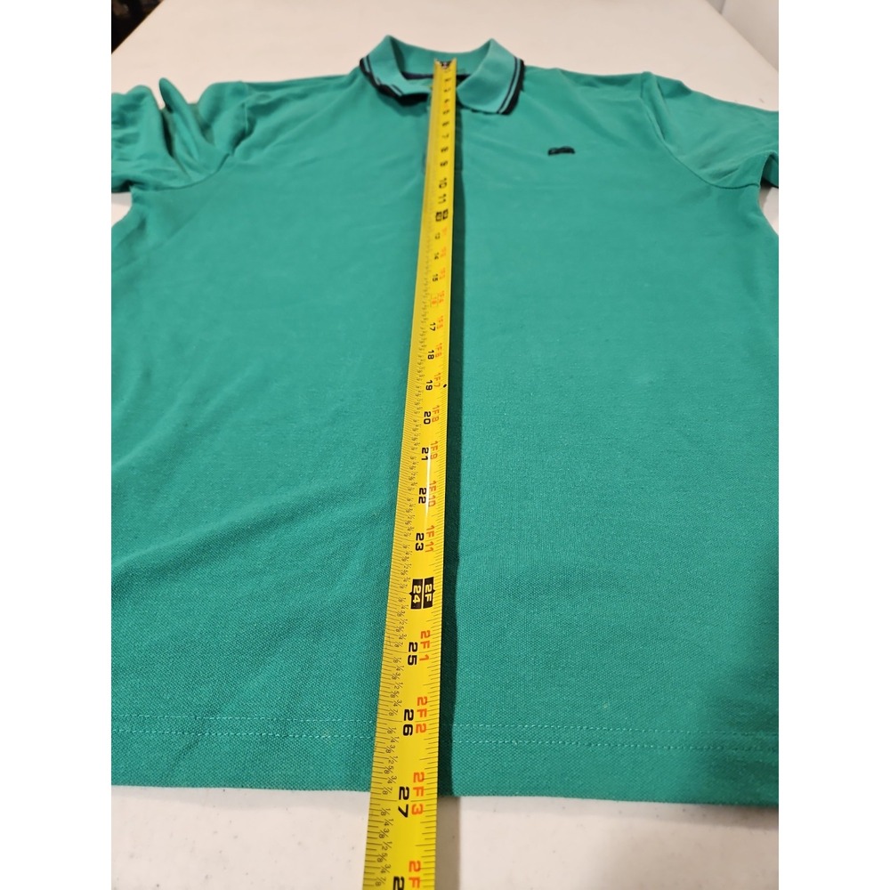 Ralph Lauren Polo Golf Shirt Mens Small Off Shore Logo VIntage Green T Shirt(452 - Picture 6 of 8